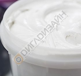 Краска белая пластизолевая Epic Single LC White, низкотемпературная, фото 2