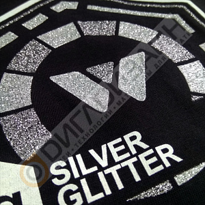 Краска глиттерное серебро EPIC Silver Glitter, фото 2