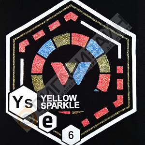 Краска искрящийся желтый глиттер EPIC Yellow Sparkle, фото 1