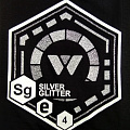 Краска глиттерное серебро  EPIC Silver Glitter